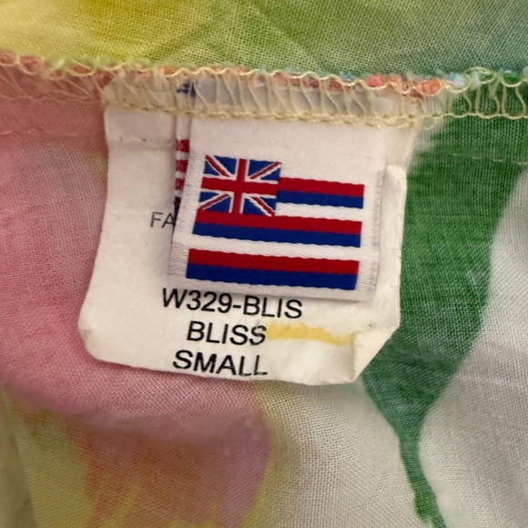 JAMS WORLD Bliss Hattie Dress Sz S Multicolored Floral Tropical Hawaiian Artsy - Picture 4 of 10